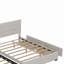 Grand lit de rangement tapissier Nahush