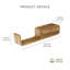 Tablettes murales flottantes en bois Sephine