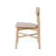 Chaises d'appoint rembourrées en tissu