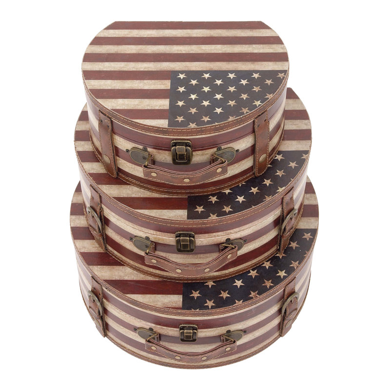 Doud 3 Piece Wooden Decorative Box Set