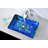 ANZZI Voce 14.5'' Blue Tempered Glass Rectangular Bathroom Sink