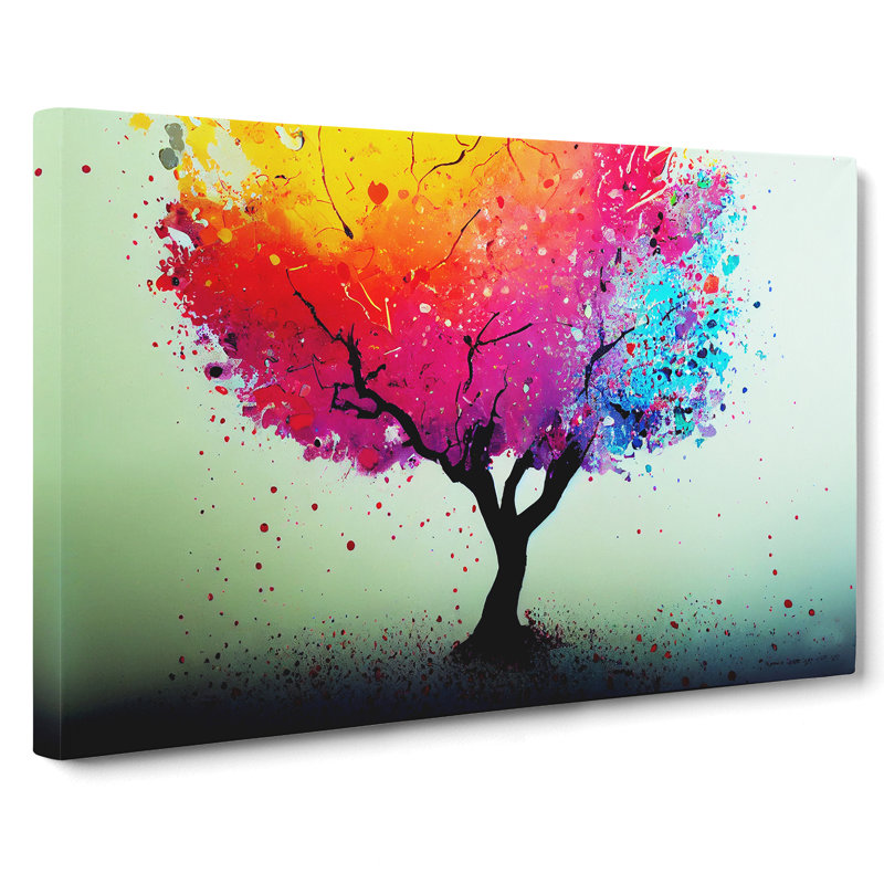 Tree Splash Vol.2 Abstract - Wrapped Canvas, 50cm H x 76cm W x 3cm D