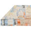 Abstract Area Rug in Orange/Blue/Ivory/Beige-1642529399