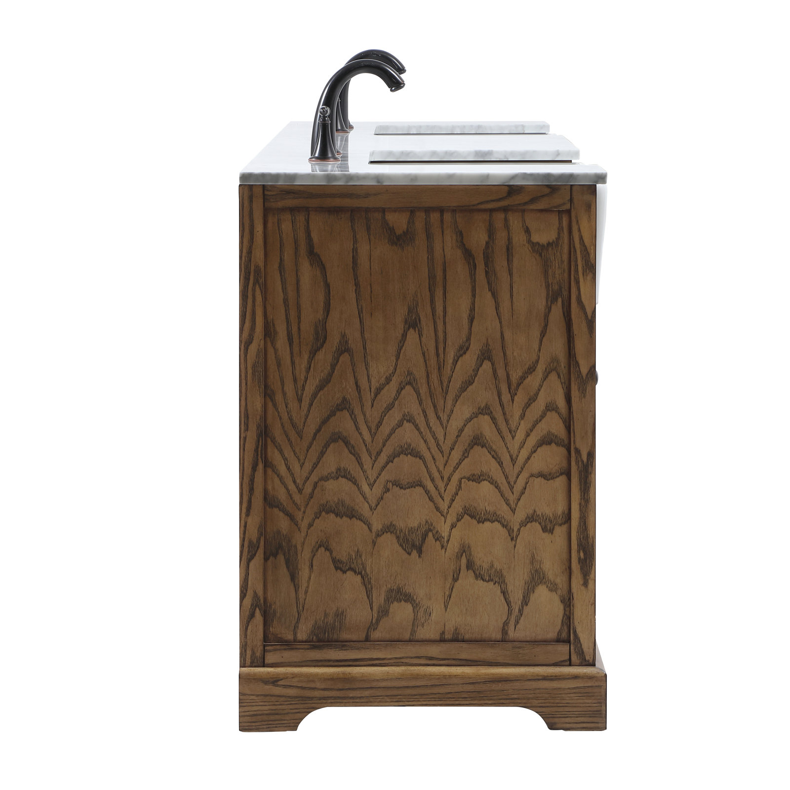 Pardue 72'' Double Bathroom Vanity, Driftwood