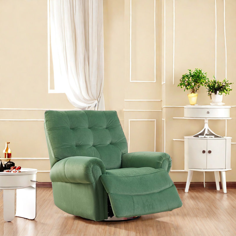 Fauteuil inclinable pivotant Artana, Vert