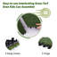 Set of 30 Interlocking Turf Tiles – Artificial Grass Flooring for Patio, Balcony & Indoor Areas