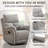 Henriane 33.5'' Wide Modern and Upholstered Manual Swivel and Rocker Standard Recliner  (Set Of 2)-291188940