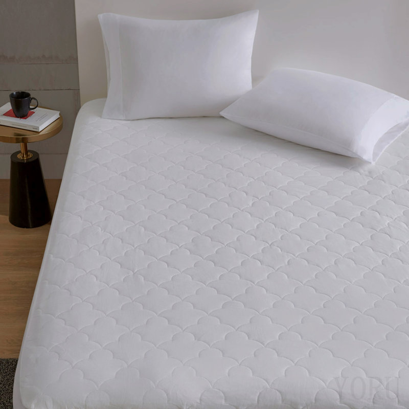 Protège-matelas matelassé en coton percale