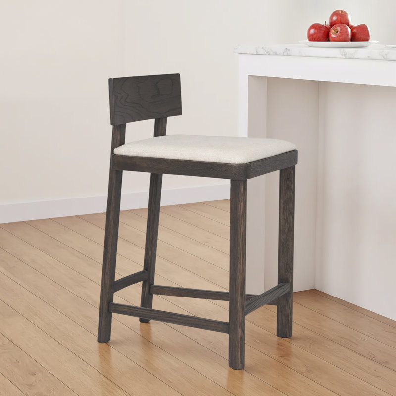 Willadeene Solid Wood Counter Stool