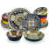 Simi 24 Piece Porcelain China Dinnerware Set - Service for 6
