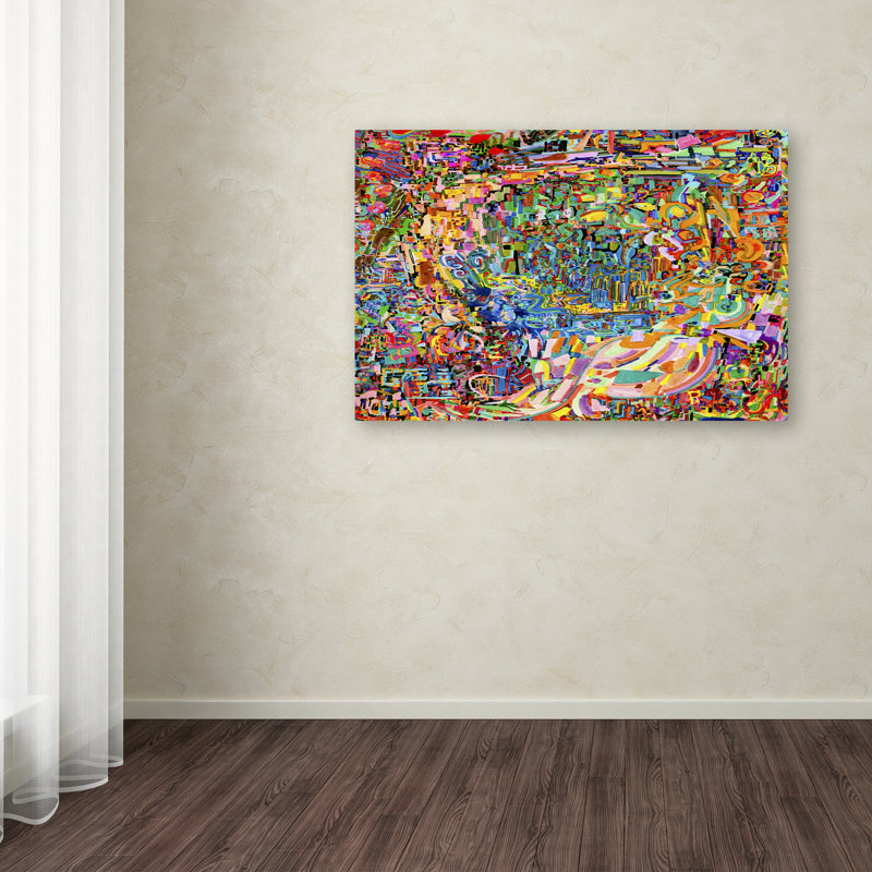 "Mariage en ligne" par Josh Byer - impression sur toile tendue, H 19 po x l 14 po x P 2 po