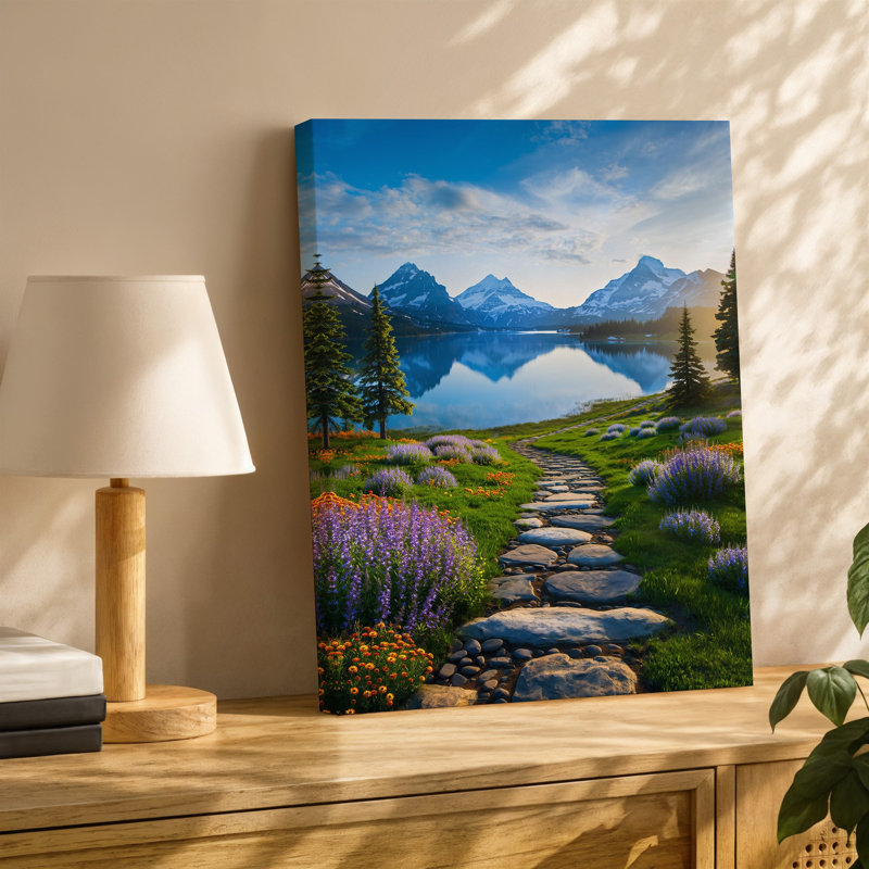 Reproduction d'art sur toile, H 14 po x l 11 po