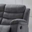Causeuse inclinable de massage lombaire à 2 vitesses - Relaxation, regarder la télévision et faire la sieste, pour le salon / salle familiale, tissu en polyester avec système de rails en acier, revêtement en polyester facile à nettoyer