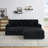 Bennett 88.58'' 3 - Piece Upholstered Sectional-90101983