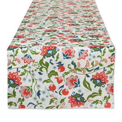Afandor Floral Table Runner