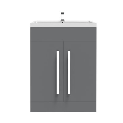 Edmonston 600mm Single Bathroom Vanity with Polyglomerate Basin