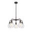 Lustre géométrique à intensité variable en acier à 5 lumières Amylea-94485236-94485246-139578665