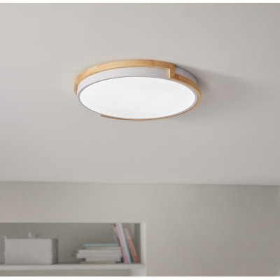 Plafonnier encastré simple à 1 lumière DEL