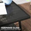 Wicker and Steel Patio Dining Set Table,