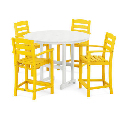 Ensemble de comptoir de ferme 5 pièces POLYWOOD La Casa Café