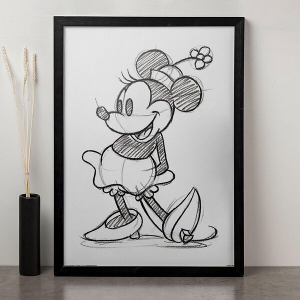 Disney by Romero Britto Minnie Mouse Blushing Mini Figurine résine 8cm