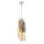 Grotte, luminaire suspendu, 36 po, nickel poli, verre mélangé-1519909835