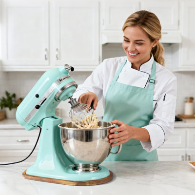 Mixer Slider Mat, Pine Wood Sliding Tray For Kitchenaid 4.5 & 5 Qt Stand Mixers, Anti-Slip Moving Mat & Countertop Protector, Kitchen Accessories And Attachments