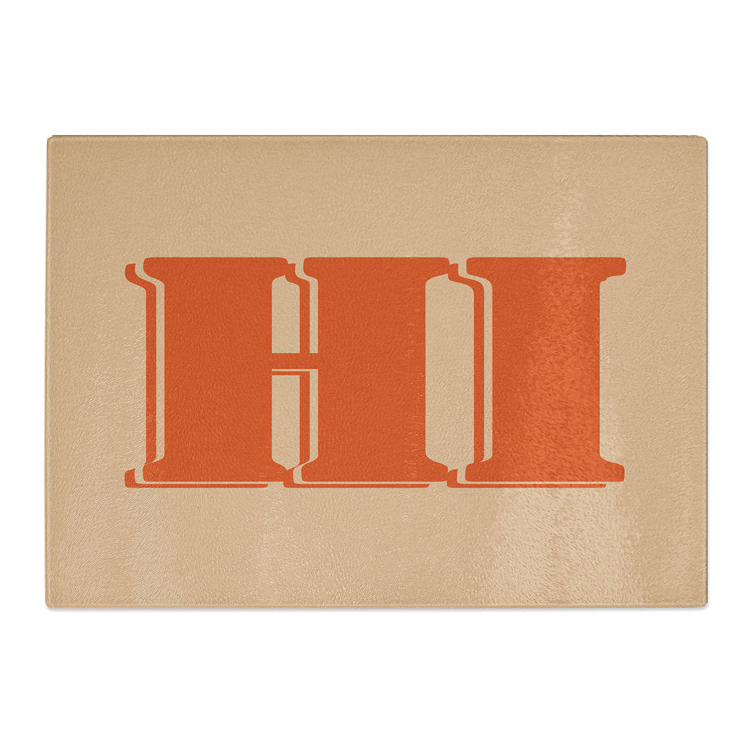 Hi Typography Chopping Board