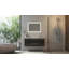 Ensemble de meuble-lavabo simple à fixation murale de 48 po pour la salle de bain avec comptoir en marbre synthétique Silhouette-870317904