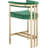 Marcello Upholstered 26.4" Counter Stool with Metal Frame-504853664