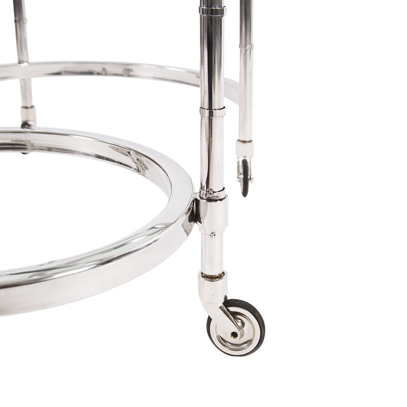 Chariot-bar en acier inoxydable Antoinette