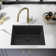 25'' L Undermount Single Bowl Quartz Composite Kitchen Sink