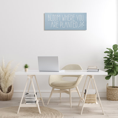 Toile «Bloom Where You Are Planted» par Lil 'Rue