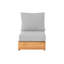 Arrihanna Outdoor Teak Armless Lounge Chair-548080255
