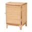 Table de chevet en osier / rotin Ellis