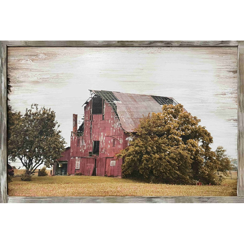 " Farm Old Barn ", 24" H x 36" W x 1.5" D