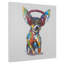 « dog battements iv », art sur toile