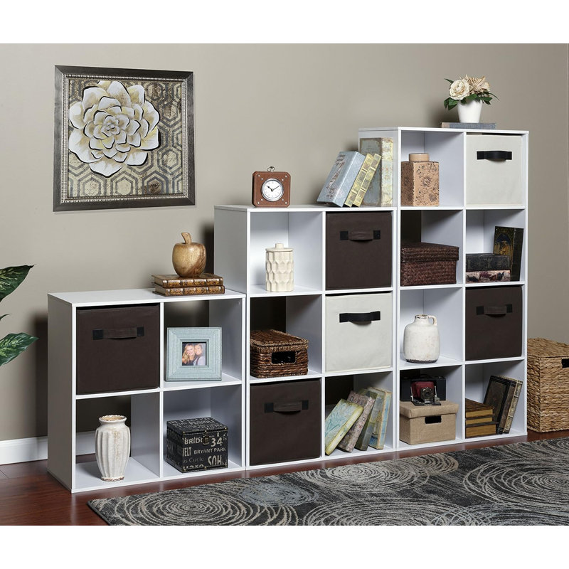 6-Cube Organizer With USB Charging Hub, Spacious Drawers, And Modern Design For Home Or Office