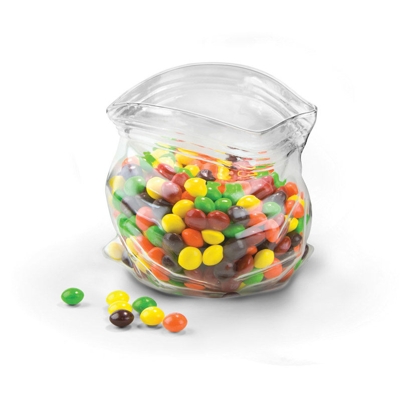 Genuine Fred UNZIPPED Hand-Blown Glass Bowl