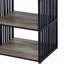 Table de chevet à 3 tablettes pour chambre à coucher