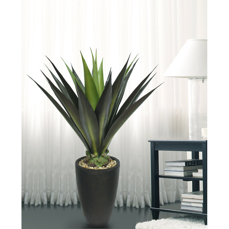 Plante grasse artificielle 44 po en pot