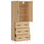 Longlier 69.5cm Wide 3 Drawer Highboard-1386201618