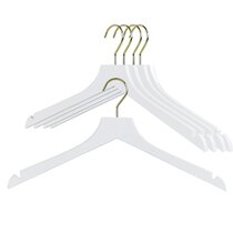 Mawa European Space-Saving Hangers - Classic Ultra Thin Shirt Hanger (Set of 10), Copper