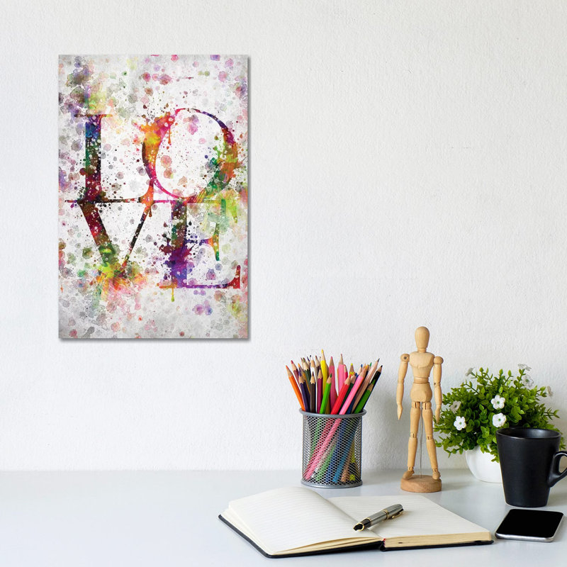 Love by Aged Pixel - Wrapped Canvas Print, 30.48cm H x 20.32cm W x 1.905cm D