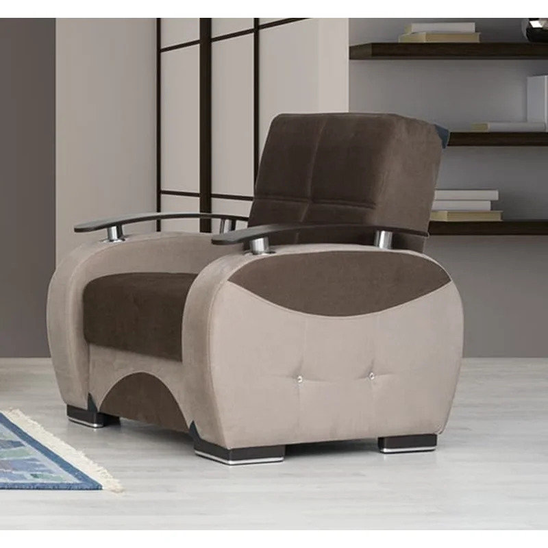 Fauteuil en tissu 36 po Aimeric
