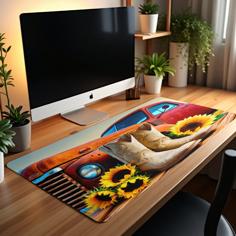 Polyester Desk Pad, 23.6x13.8
