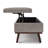Owen 42"W Upholstered Vegan Leather Mid-Century Modern Rectangular Lift-Top Ottoman with High-Density Foam-63970214