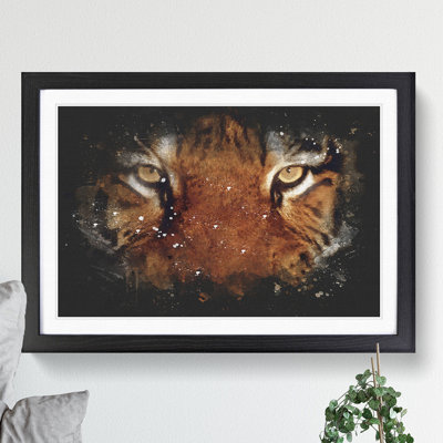 Tiger Vol.6 Paint Splash - Picture Frame Graphic Art
