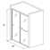 OM-SD-10005 56'' - 60'' W x 70'' H Single Added Framed Shower Door with Clear Glass