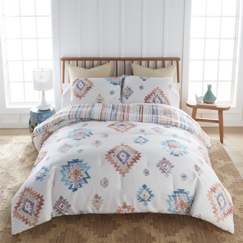 Your Lifestyle by Donna Sharp Bonita 3PC Southwest Queen Comforter Set, Queen Comforter + 2 Standard Pillowcases